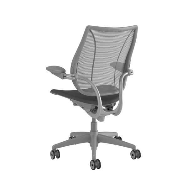 Liberty Task Chair: Grey Frame, Standard Foam Seat - Image 3