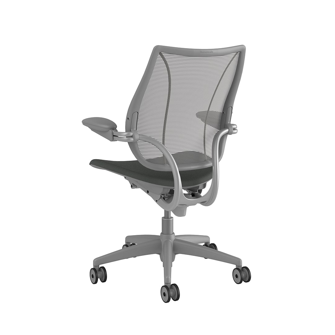Liberty Task Chair: Grey Frame, Standard Foam Seat - Image 3