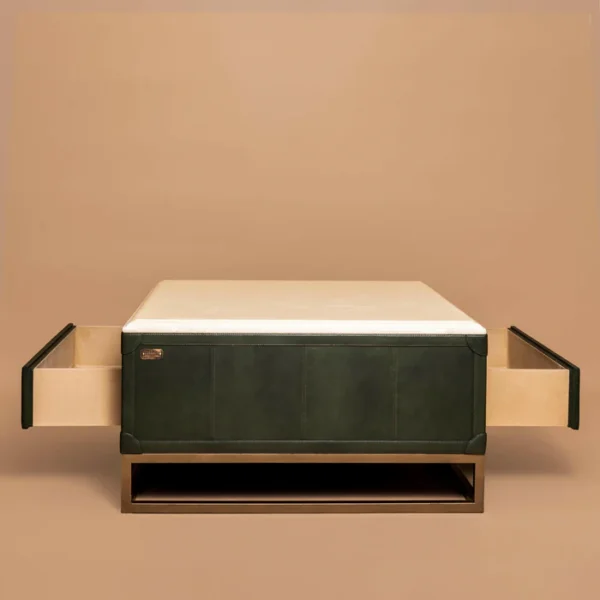 Linear Centre Table Olive Green - Image 3