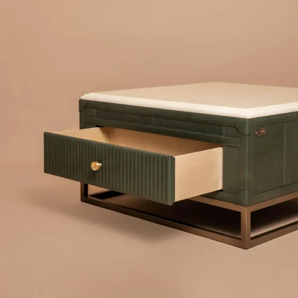 Linear Centre Table Olive Green - Image 4