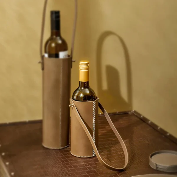 Modella Wine Bottle Holder Taupe - Image 4