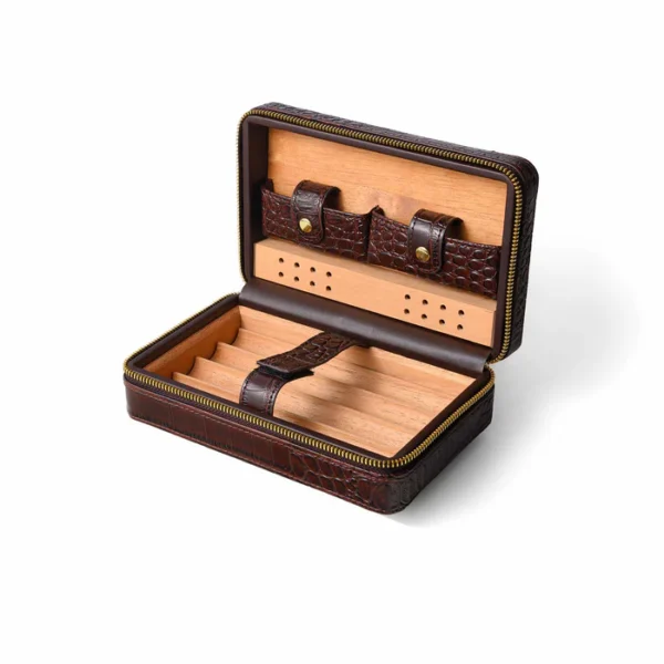 Voyager Cigar Case Burgundy - Image 3