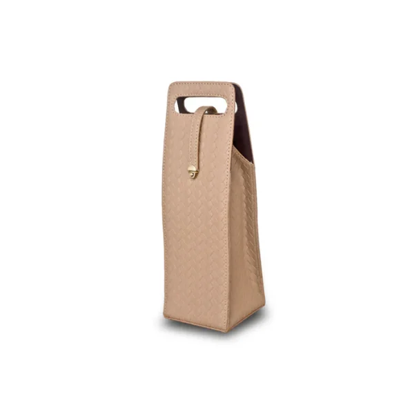 Entwine Wine Bottle Holder Beige - Image 2