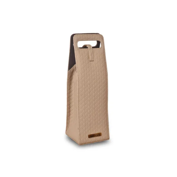 Entwine Wine Bottle Holder Beige - Image 3