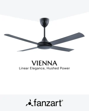 Vienna AC - 52 inches (Matte Black)